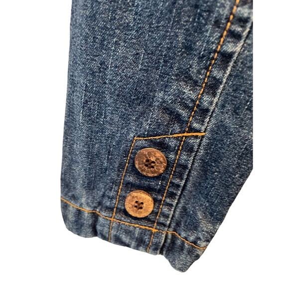 Caribbean Joe Vintage Denim Jean Jacket Blazer Size Medium - Picture 6 of 10